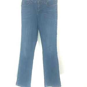 Nine West Bootcut Jeans Size 8 High Rise Stretch Medium Wash Denim Y2K 90s